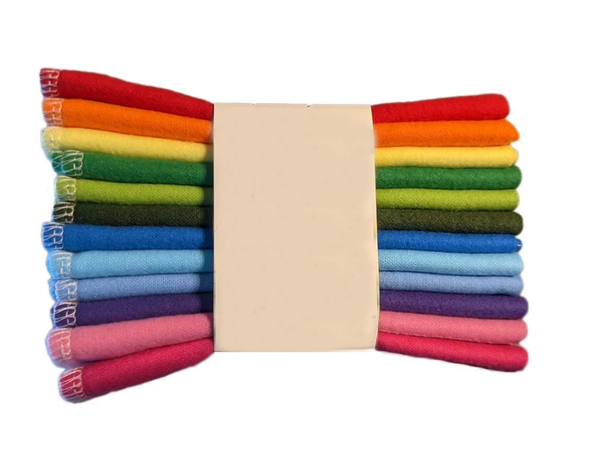 Colored Flannel Cotton Towels